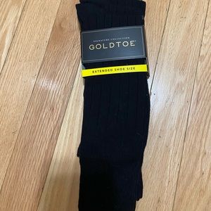 New Gold Toe Extended shoe size socks